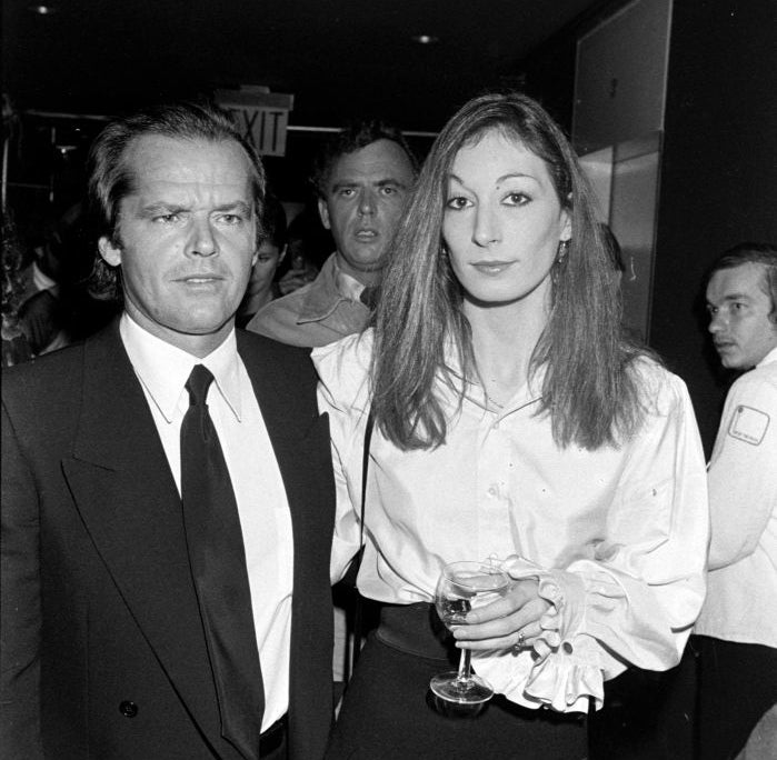 Jack Nicholson and Anjelica Huston