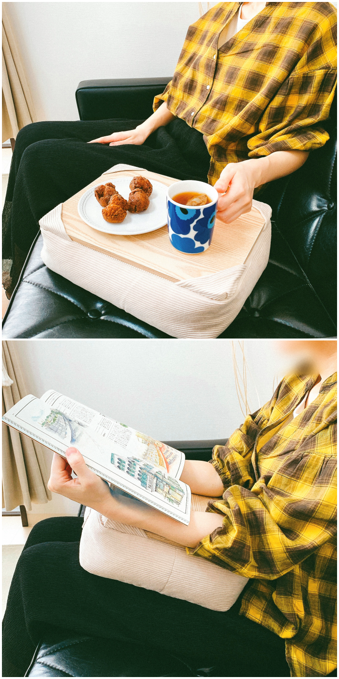 3COINS(スリーコインズ)のおすすめの便利グッズ「【cozyroom】テーブルクッション」