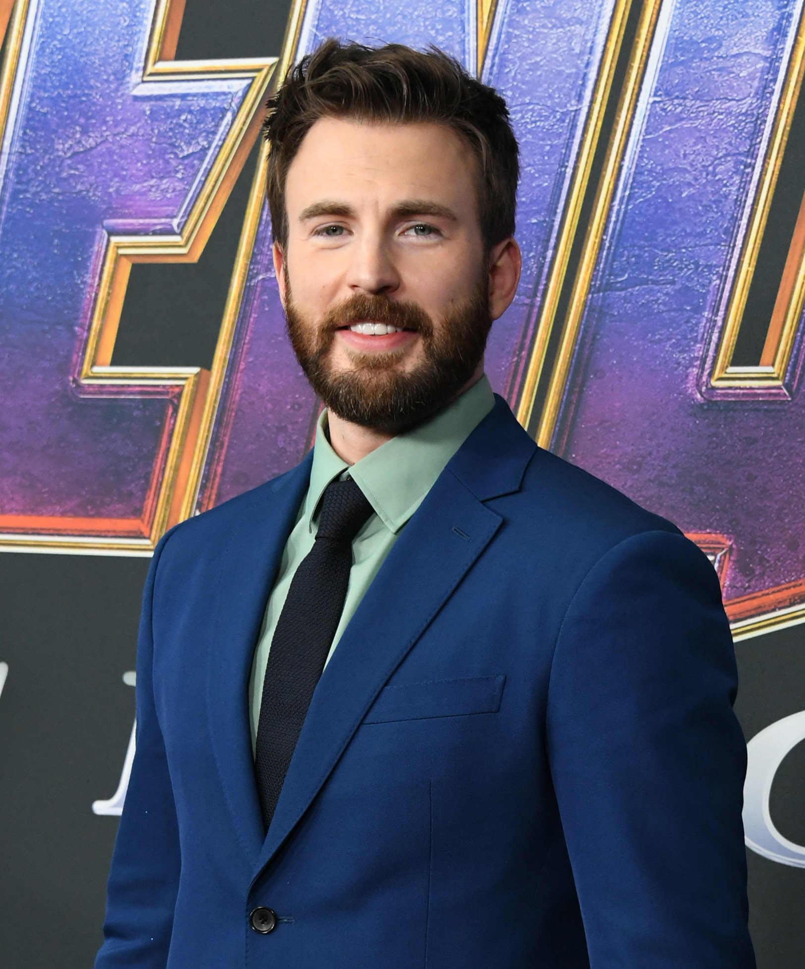 Closeup of Chris Evans