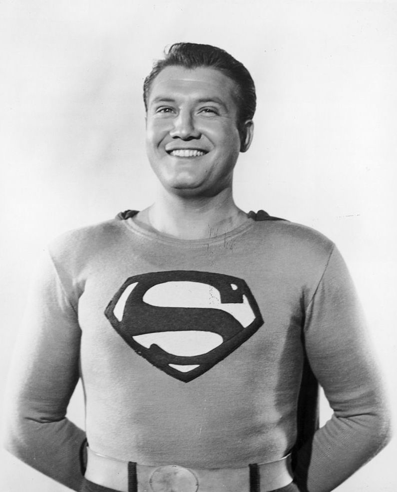Reeves as Superman in the mid-'50s