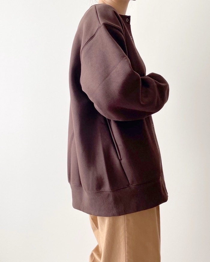 GU(ジーユー)のおすすめアイテム「ヘビーウェイトスウェット オーバーサイズ カーディガン(長袖)」