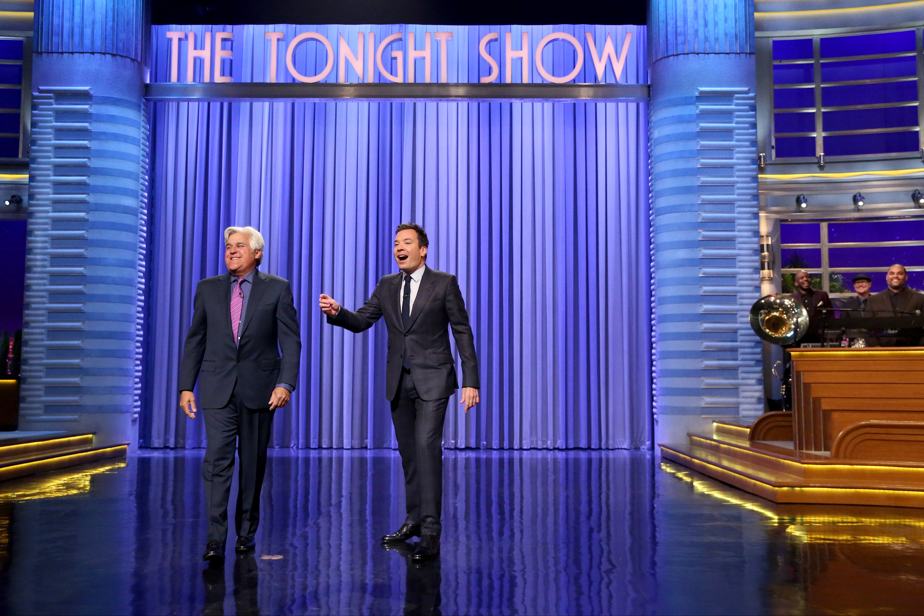 Jay Leno and Jimmy Fallon