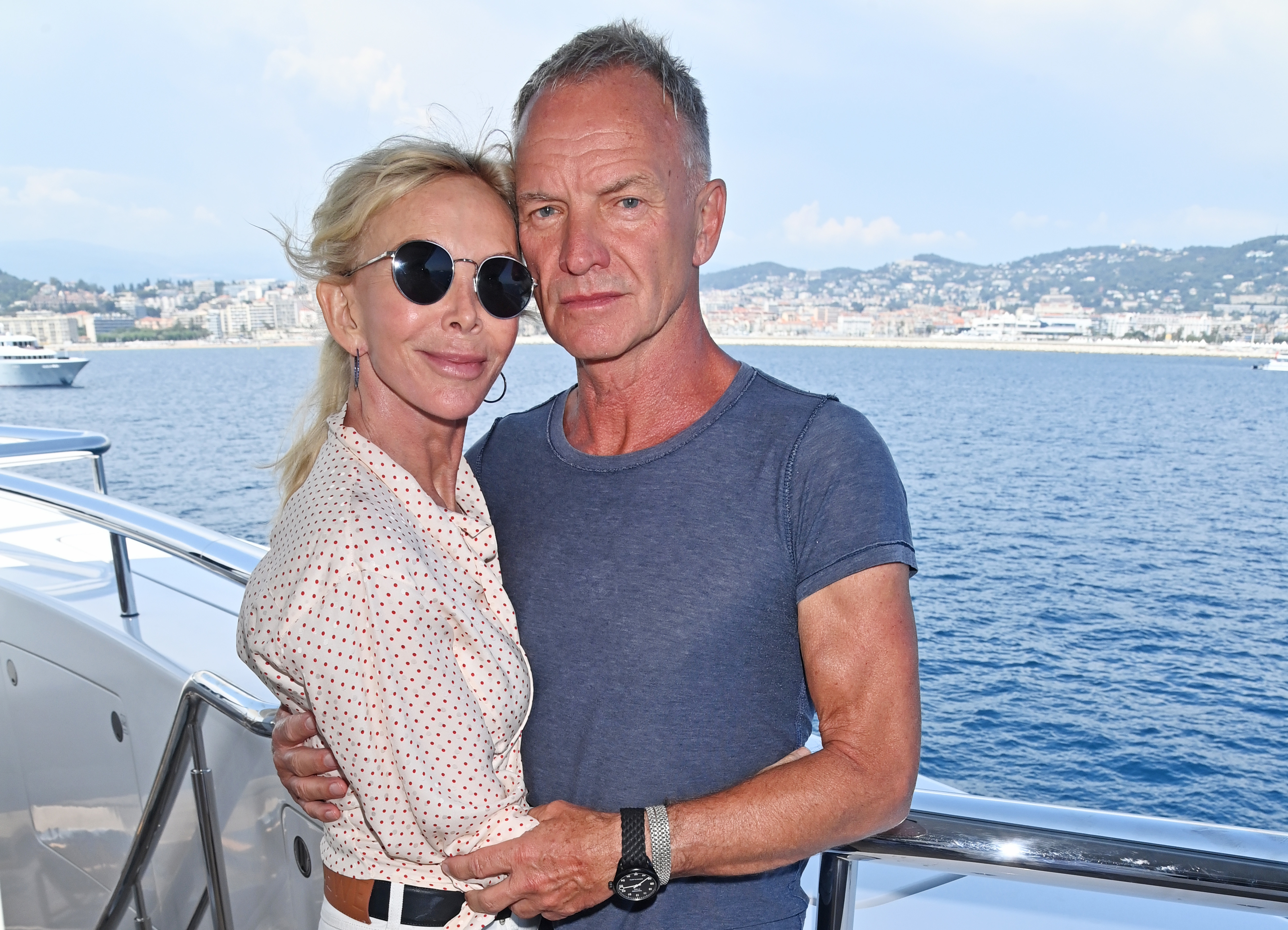 Sting and Trudie Styler