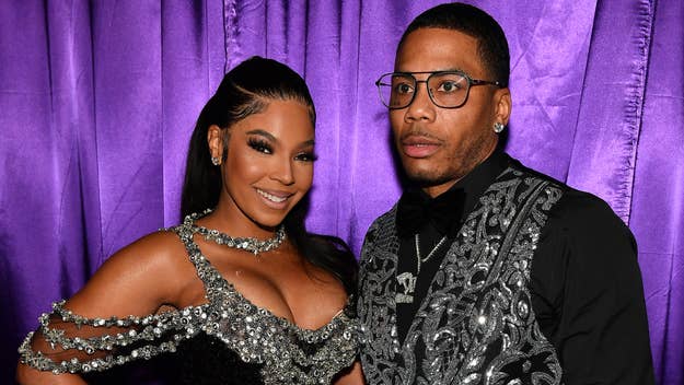 ashanti and nelly at an event together