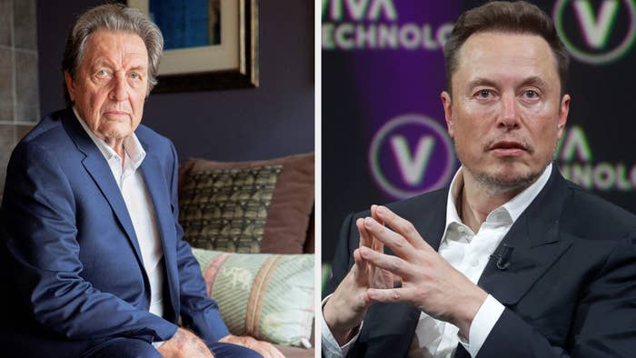 Elon Musk and his father