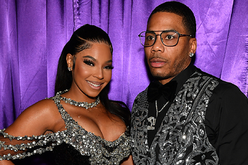 ashanti and nelly at an event together