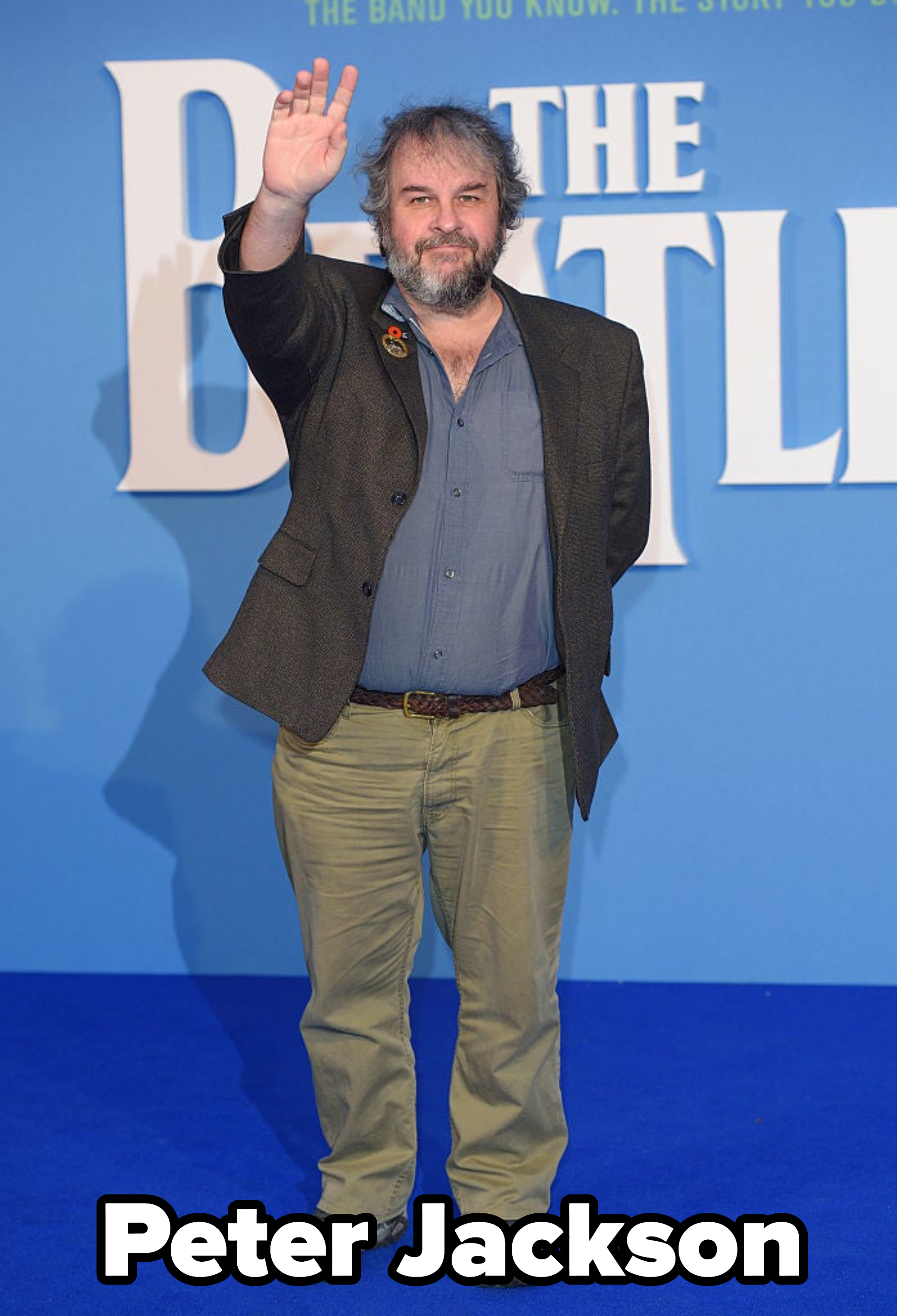 peter jackson at the beatles documentary premiere