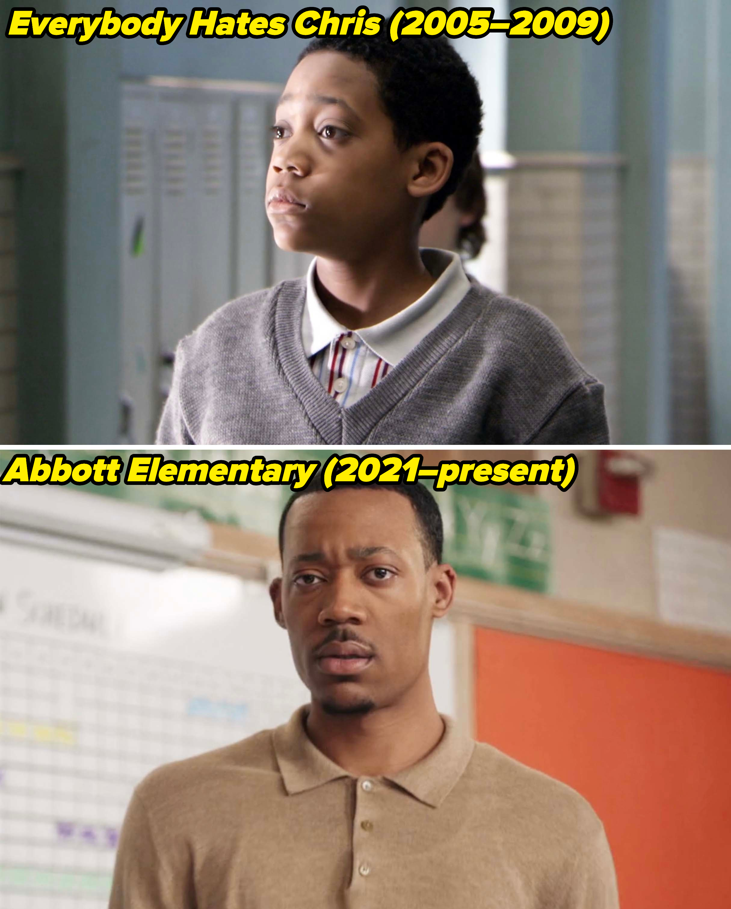 Tyler in Everybody Hates Chris from 2005–2009 and in Abbott Elementary since 2021