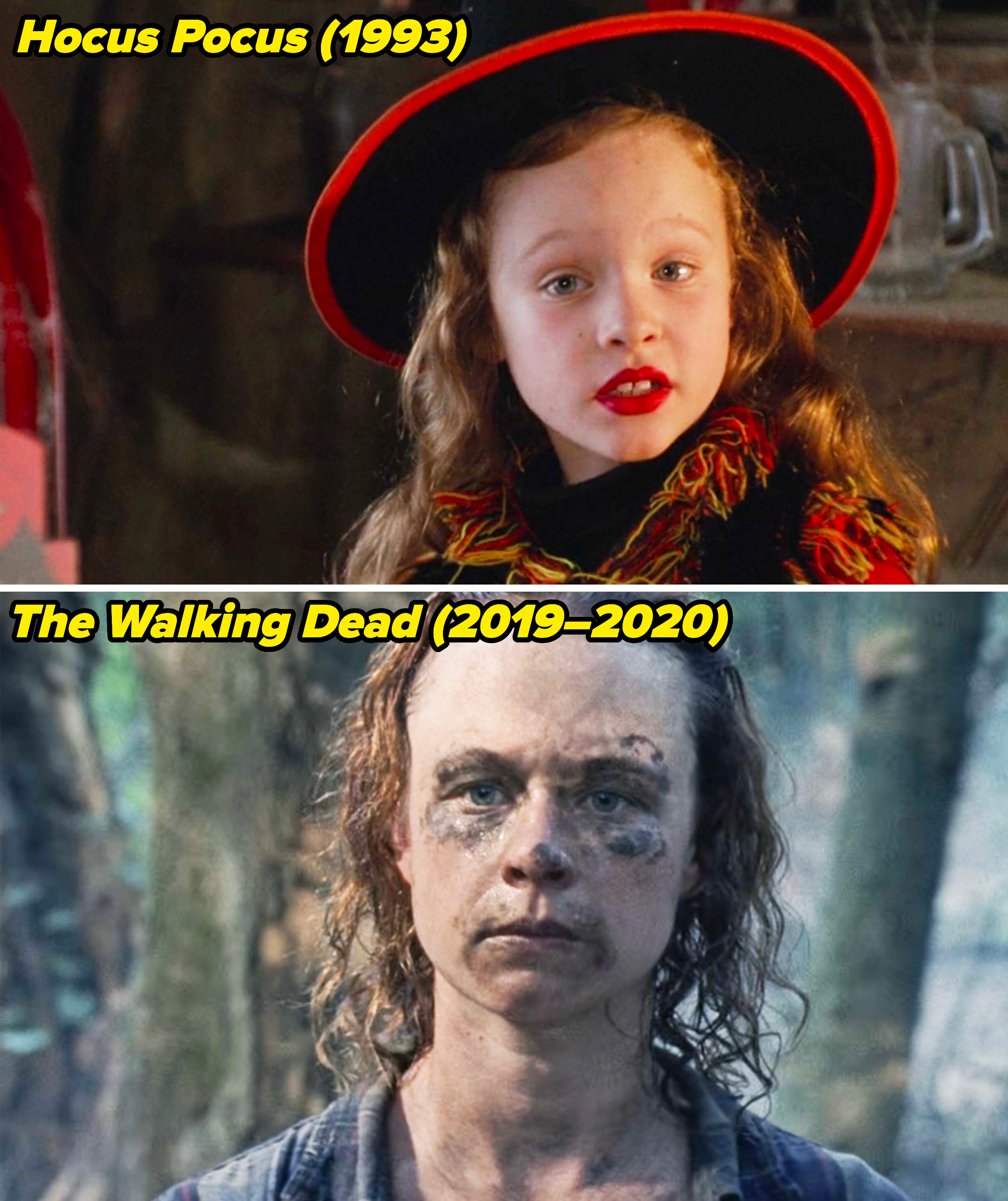 Thora in 1993&#x27;s Hocus Pocus and in The Walking Dead from 2019–2020