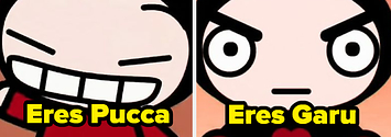 personajes de pucca y garu