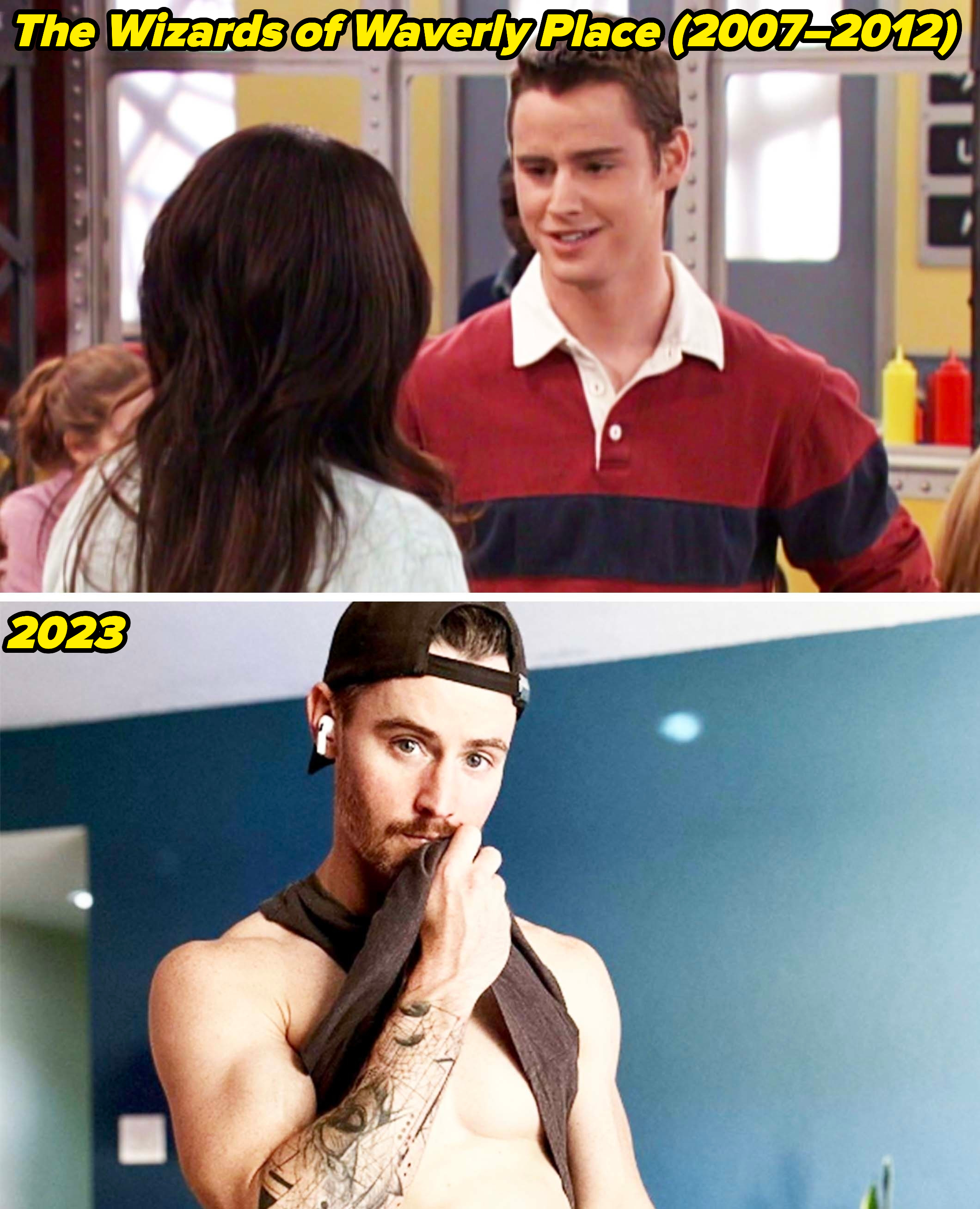 Daniel in The Wizards of Waverly Place from 2007–2012 and in 2023