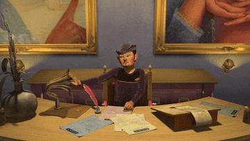 Fairy says "We don't even have dental" from Shrek 2 to Shrek and Donkey and Puss and Boots.