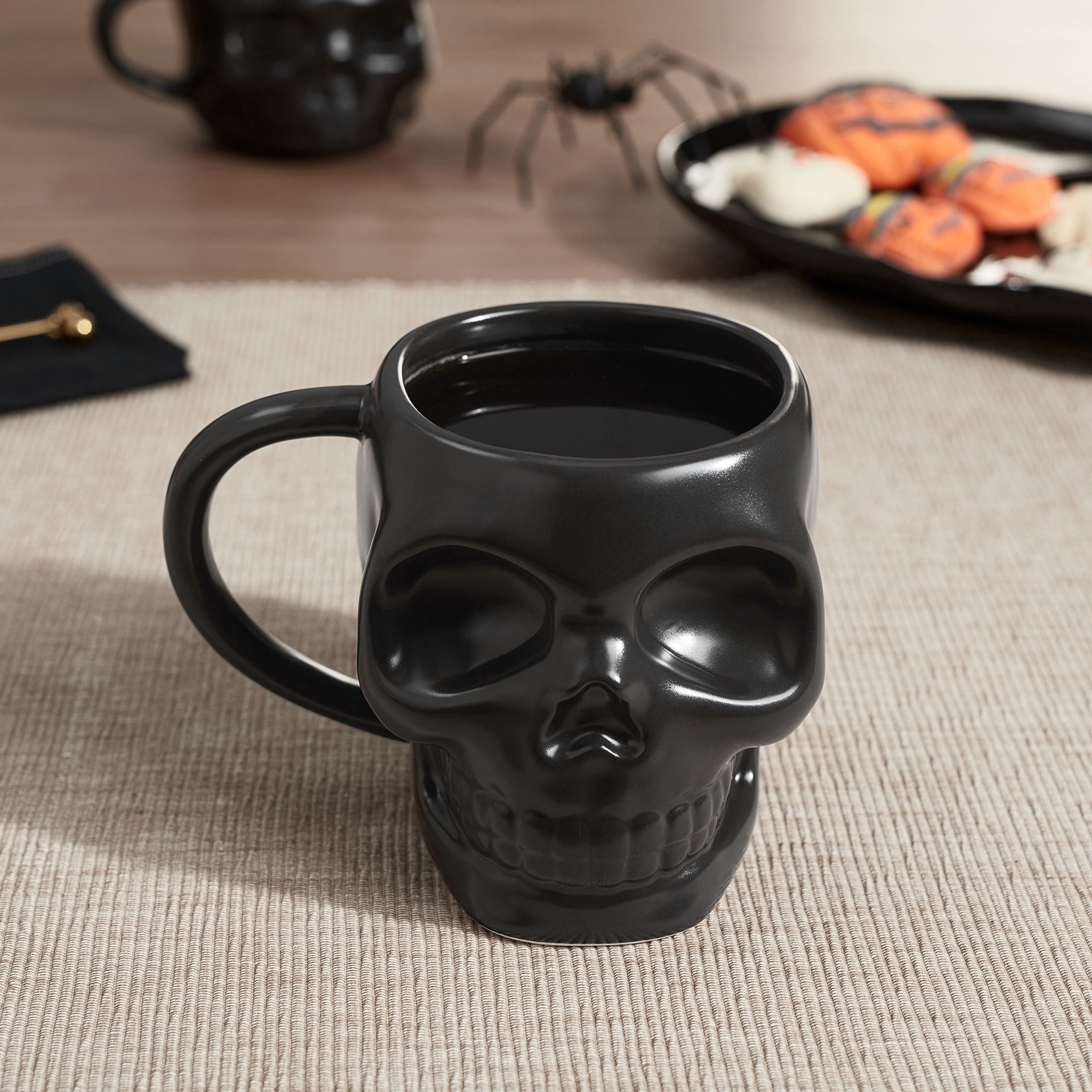 the black skull mug