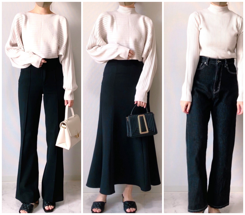 GU(ジーユー)のおすすめトップス「マルチウェイセーター(長袖)」