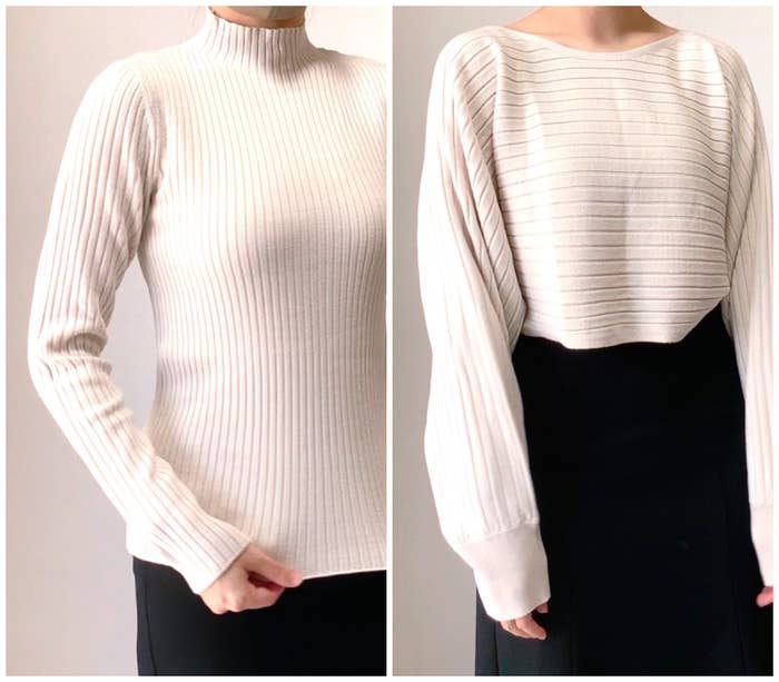 GU(ジーユー)のおすすめトップス「マルチウェイセーター(長袖)」