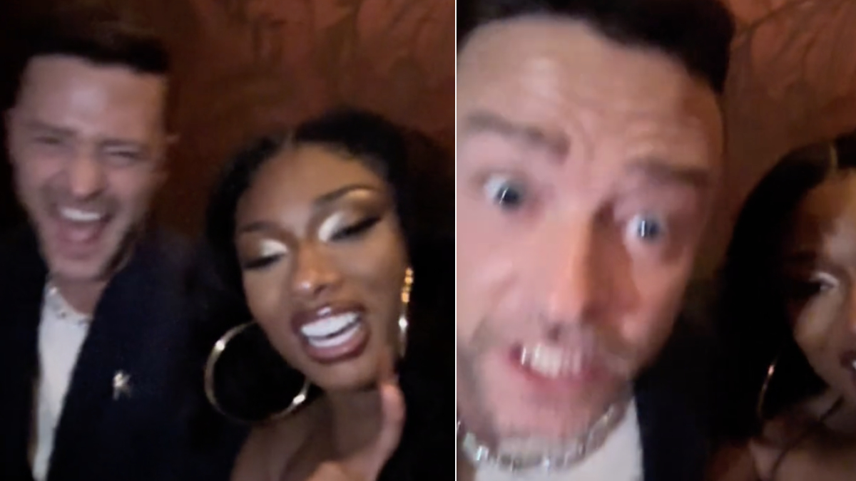 Megan Thee Stallion brushes off rumours she had furious bust-up with Justin  Timberlake at VMAs: 'I just talk with my hands!