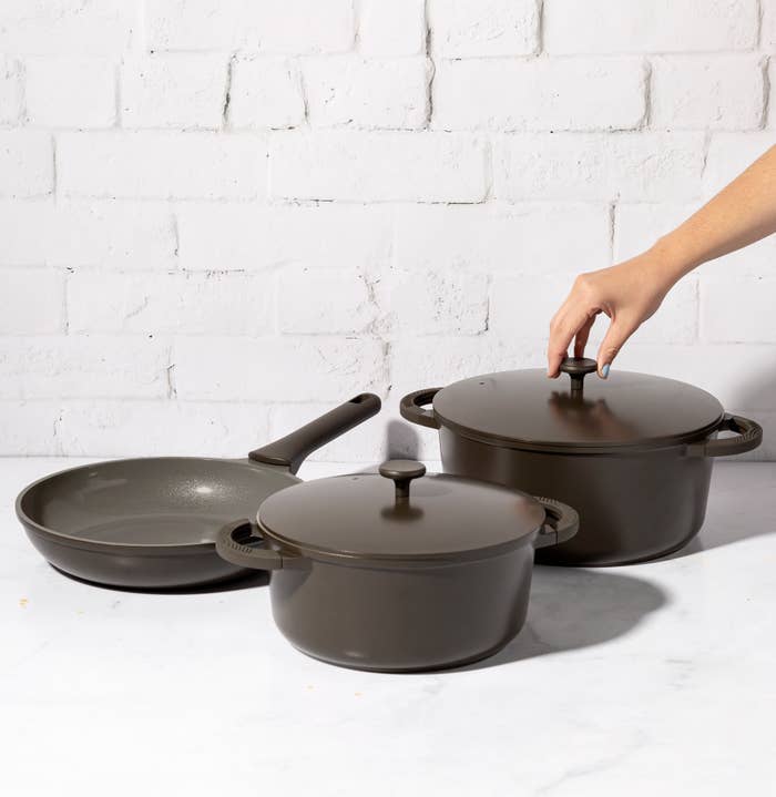 Goodful Ceramic Nonstick Pots and Pans Set  