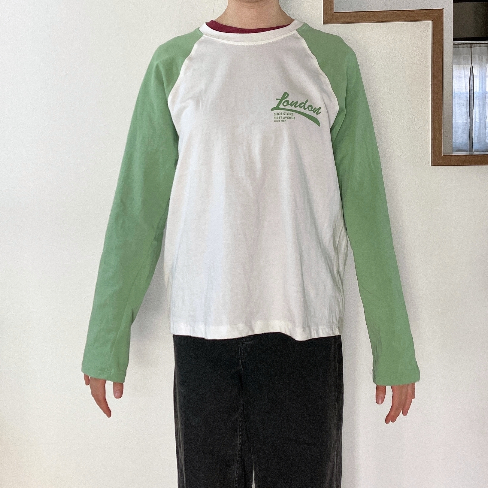 ZARA(ザラ)のおすすめトップス「テキストウォッシュ加工Tシャツ」