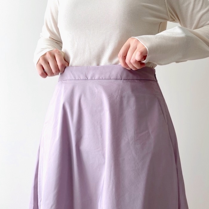 無印良品のオススメのスカート「乾きやすいフレアスカート」