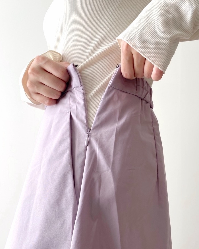 無印良品のオススメのスカート「乾きやすいフレアスカート」