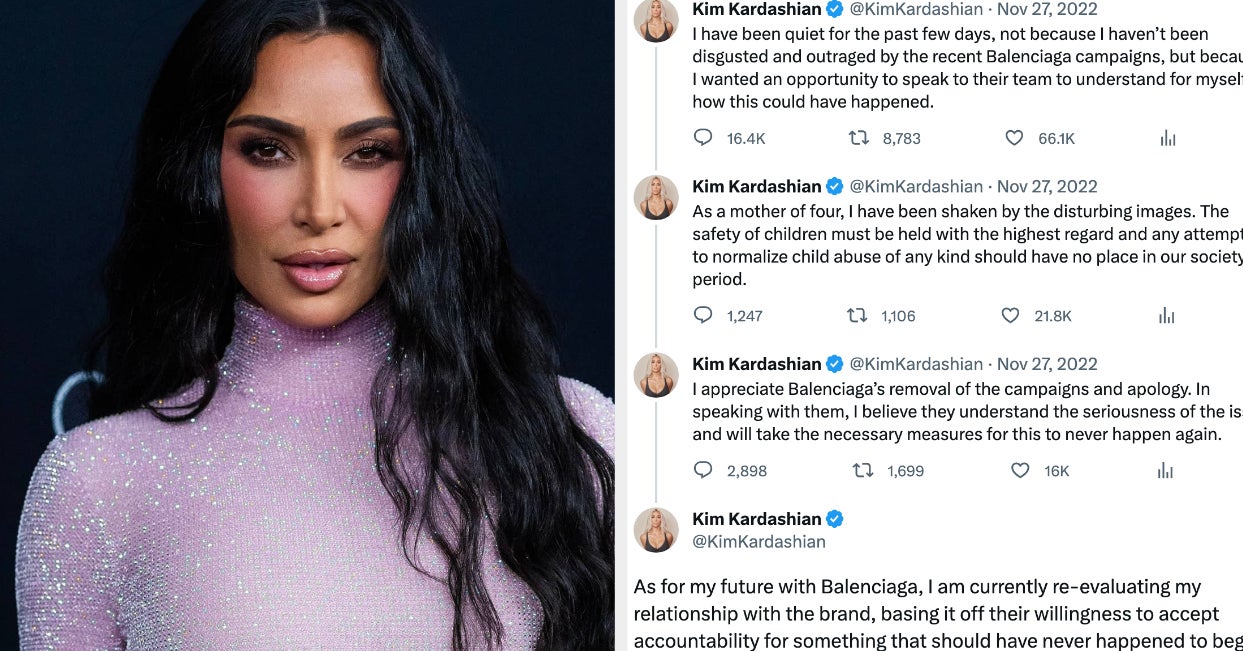 Kim Kardashian Says Yes To The Balenciaga Feather Boa