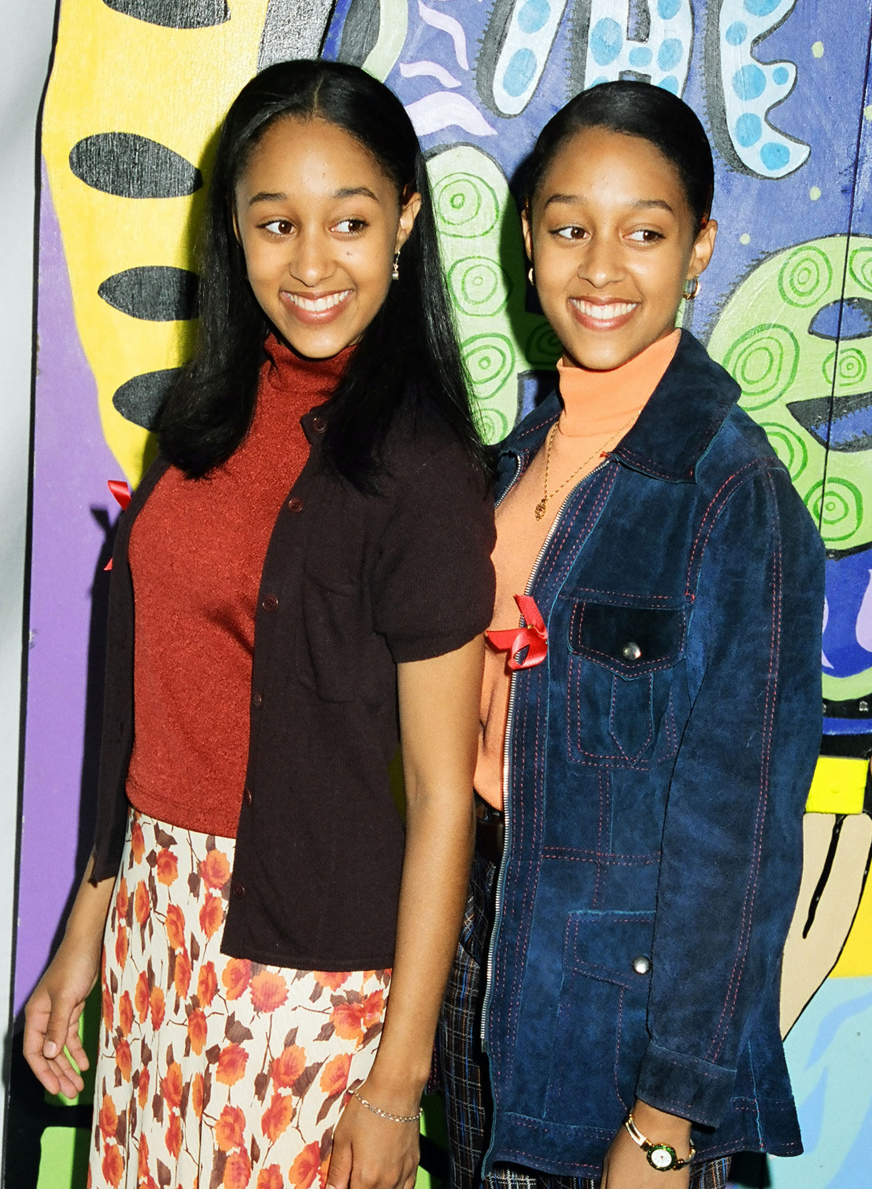 closeup of the twins