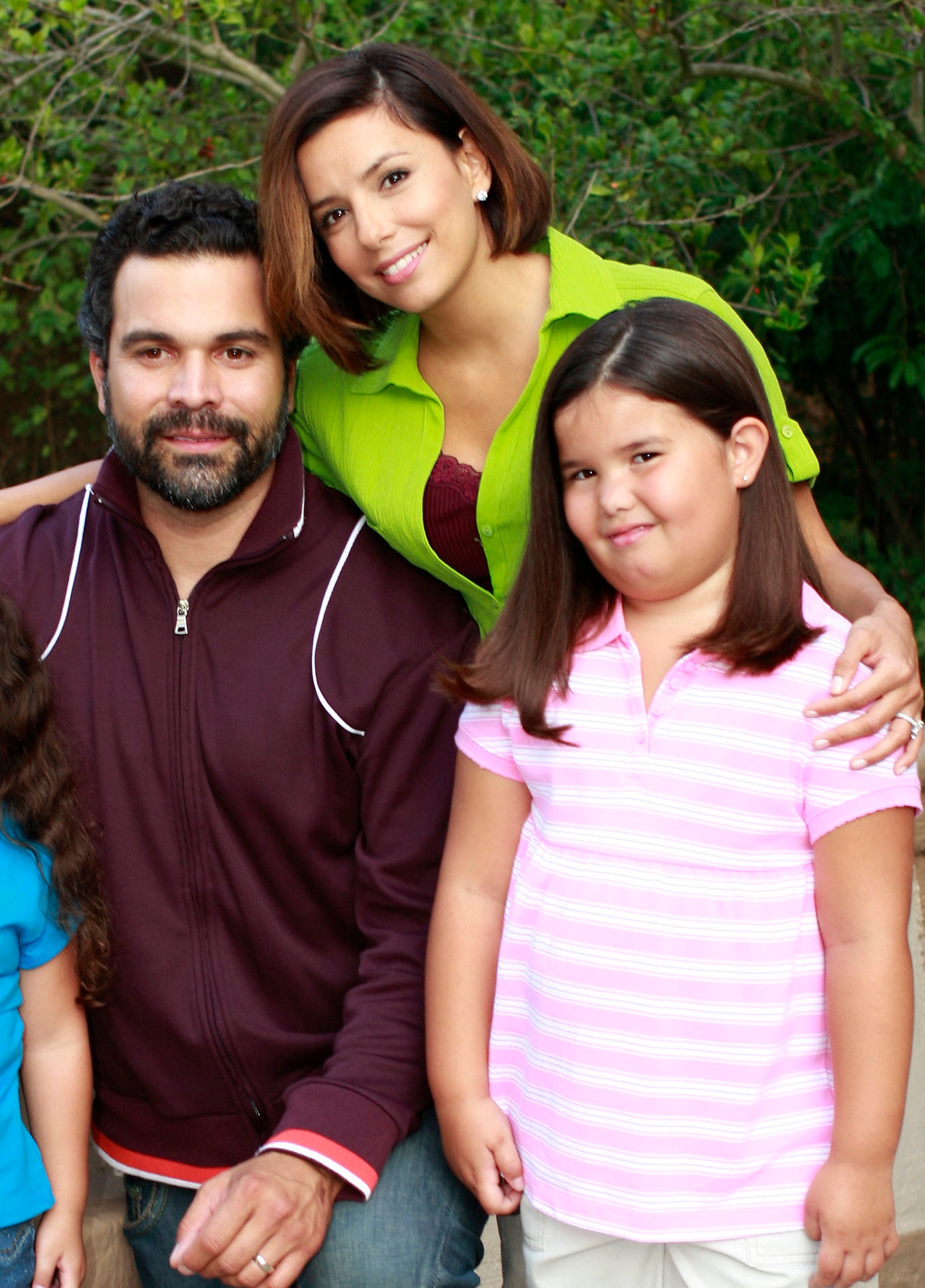 madison with her tv family