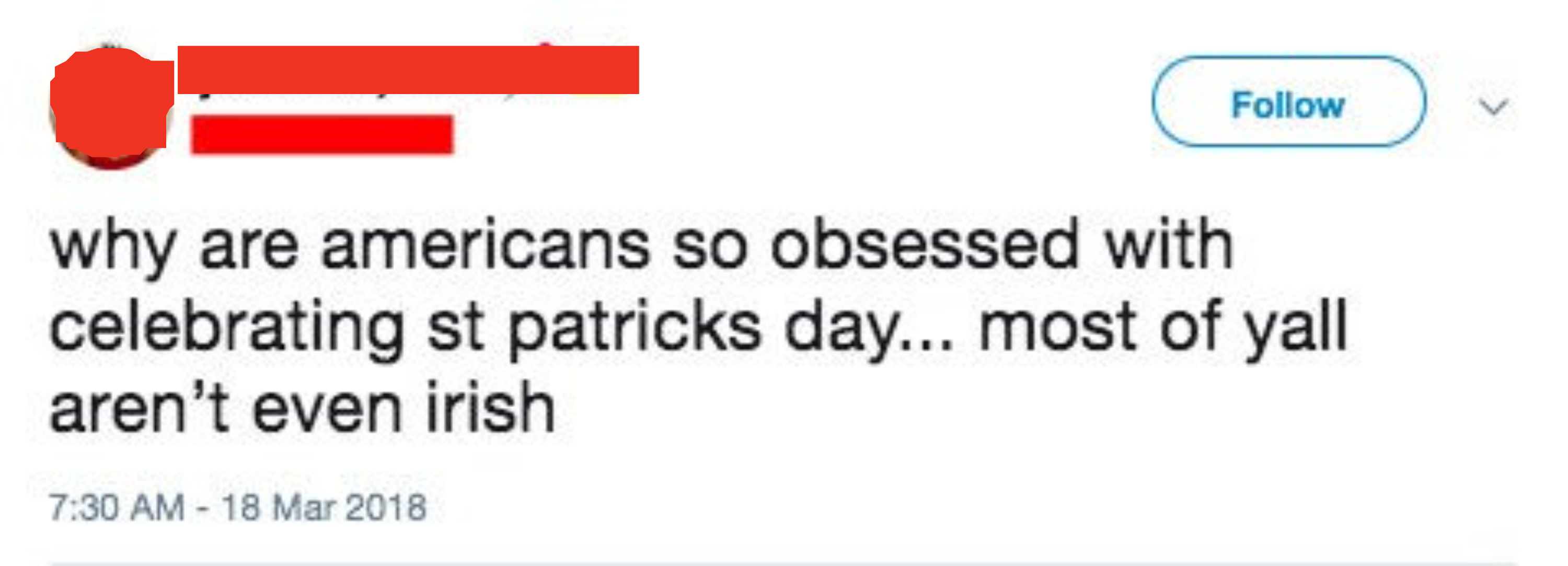 why are americans so obsessed with  celebrating st patricks day; most of yall aren&#x27;t even irish
