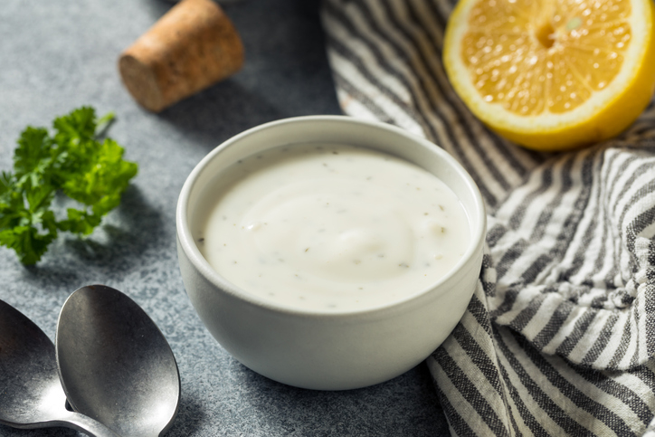 bowl of ranch dressing