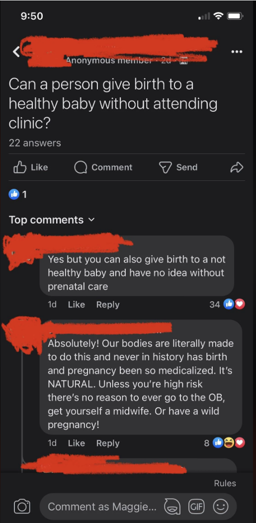 &quot;Or have a wild pregnancy!&quot;