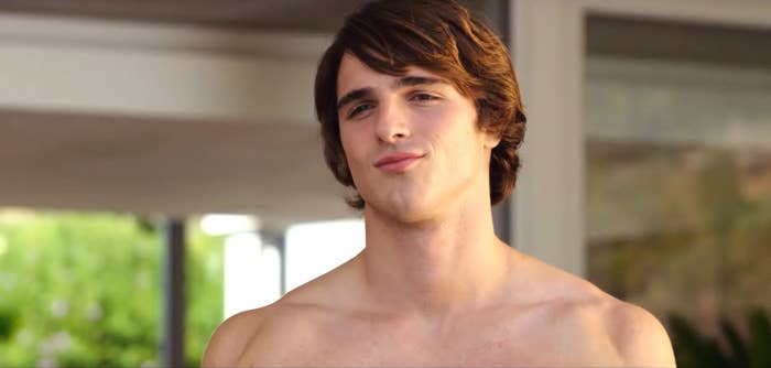 closeup of him shirtless in the film