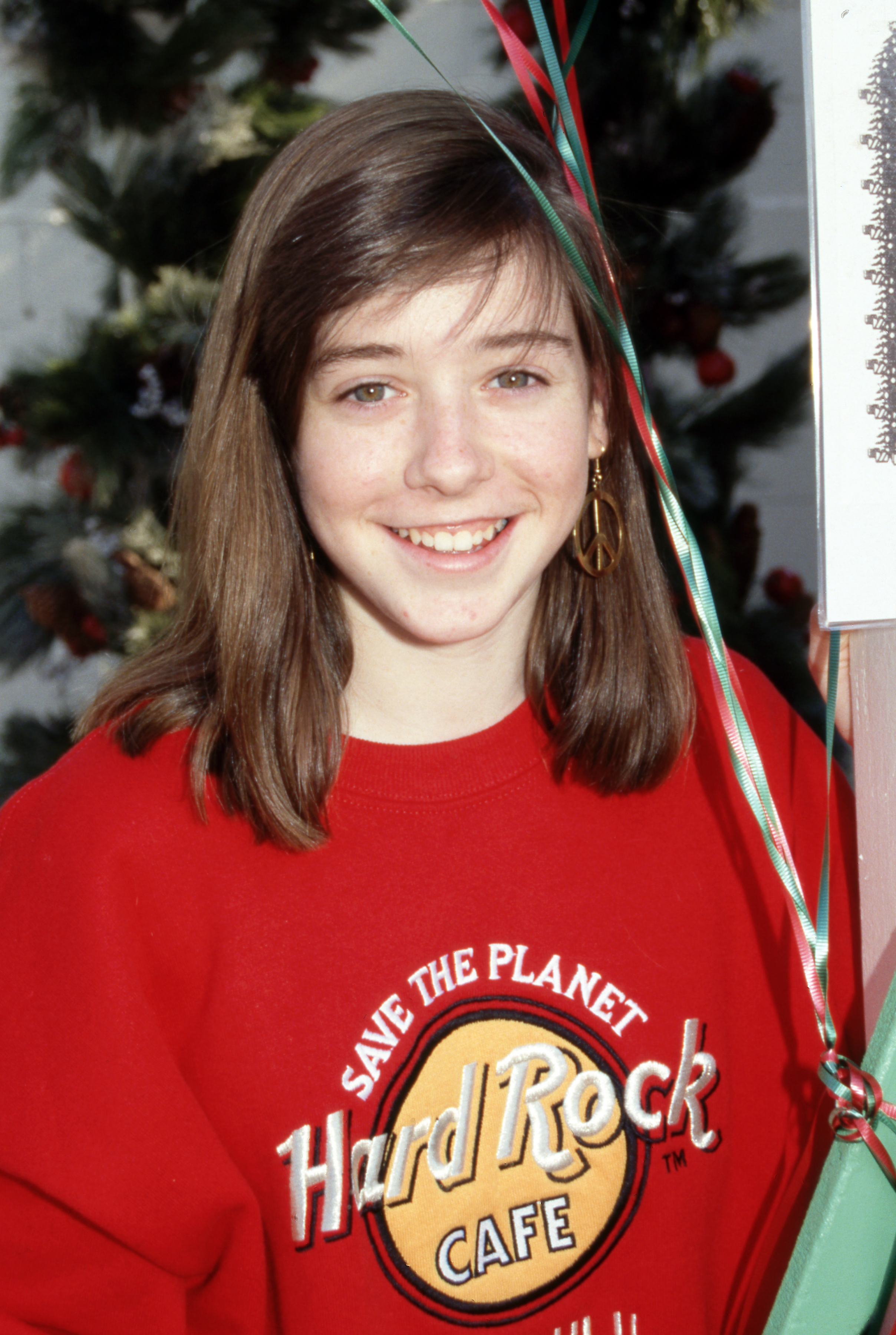 Alyson Hannigan as a young girl