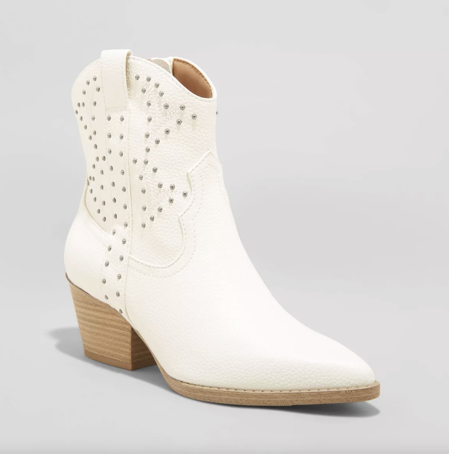 the western boots in white