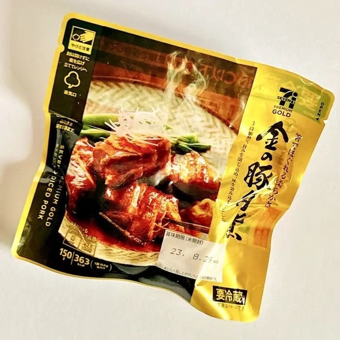 セブンイレブンのオススメの商品「7プレミアムゴールド 金の豚角煮」