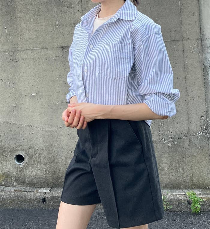 GU(ジーユー)のおすすめボトムス「ブラッシュドジャージーショートパンツ」