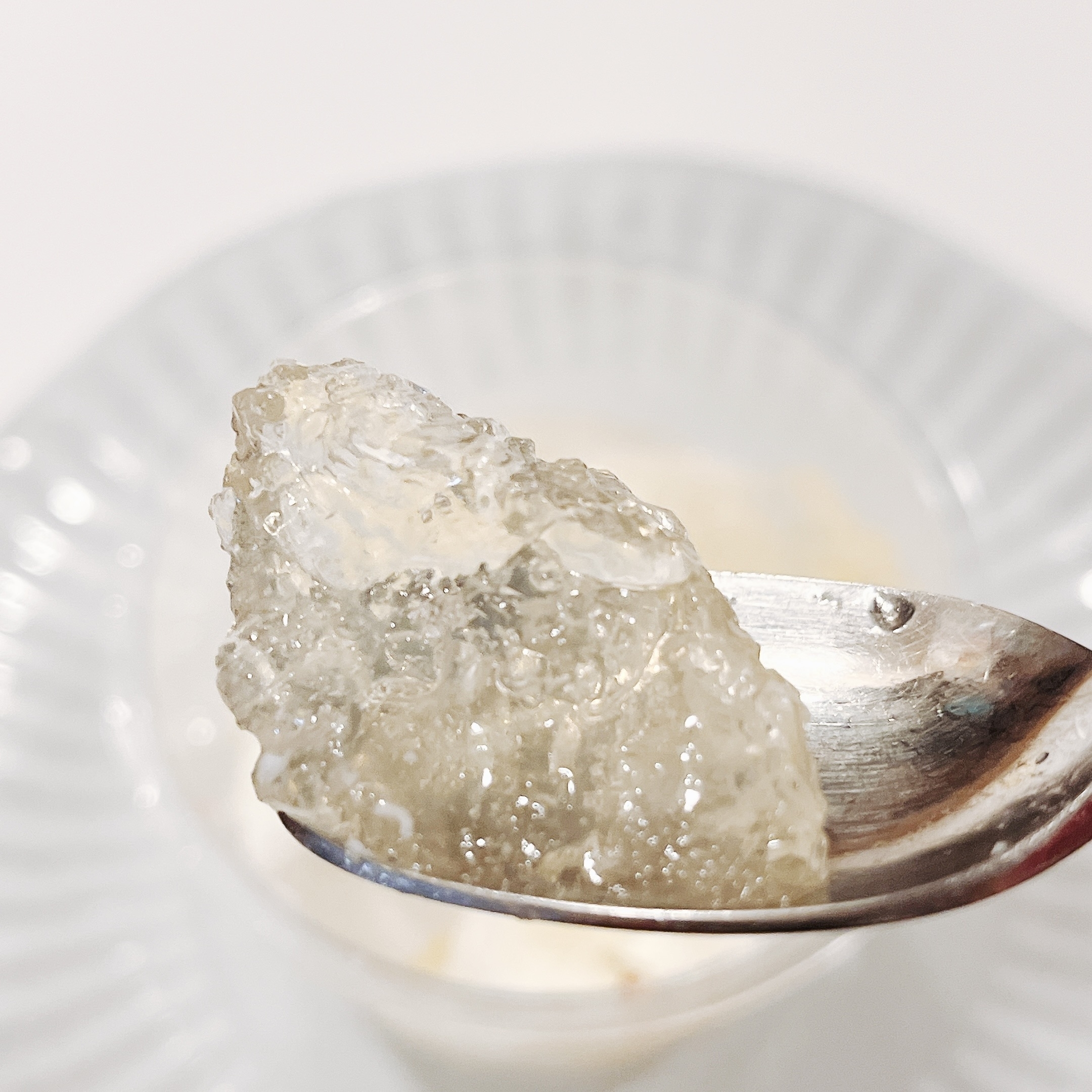 成城石井のオススメの商品「フレッシュ柑橘とメロンの杏仁豆腐」