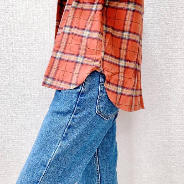 無印良品のおすすめのレディースアイテム「両面起毛フランネルレギュラーカラー長袖シャツ」