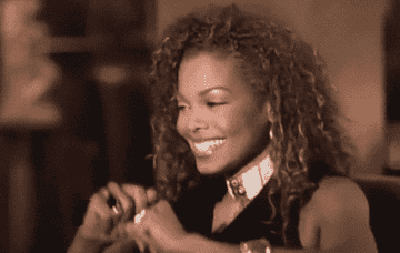 Janet Jackson in her "That's the Way Love Goes" music video