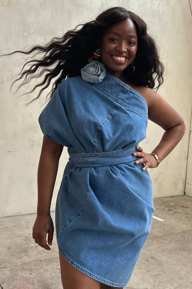 Blue Buzzfeed Clothing Quizzes Denim Skirt Midi Skirt Outfit Quiz