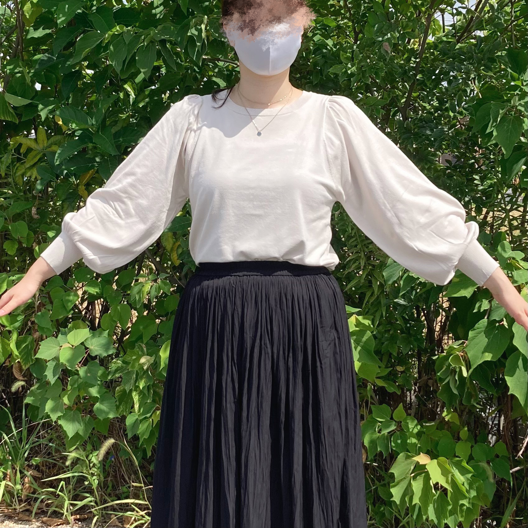 GLOBAL WORK(グローバルワーク)のオススメのトップス「洗えるボリュームスリーブプルオーバー/MATINEE LINE」