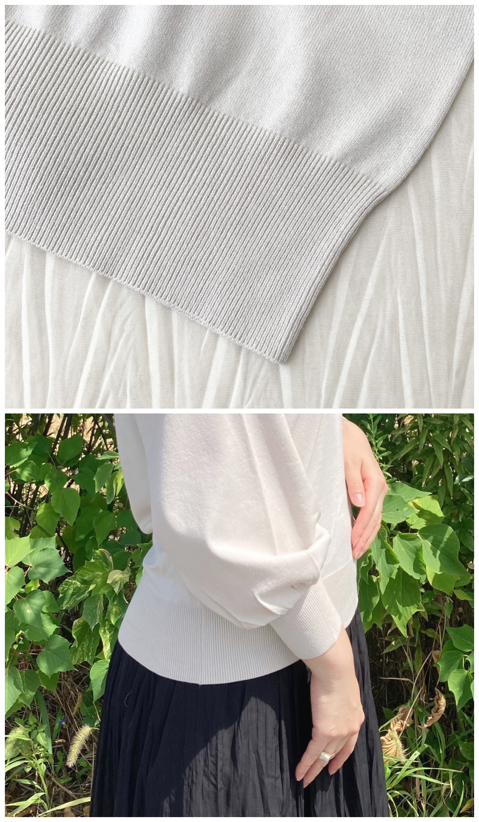 GLOBAL WORK(グローバルワーク)のオススメのトップス「洗えるボリュームスリーブプルオーバー/MATINEE LINE」