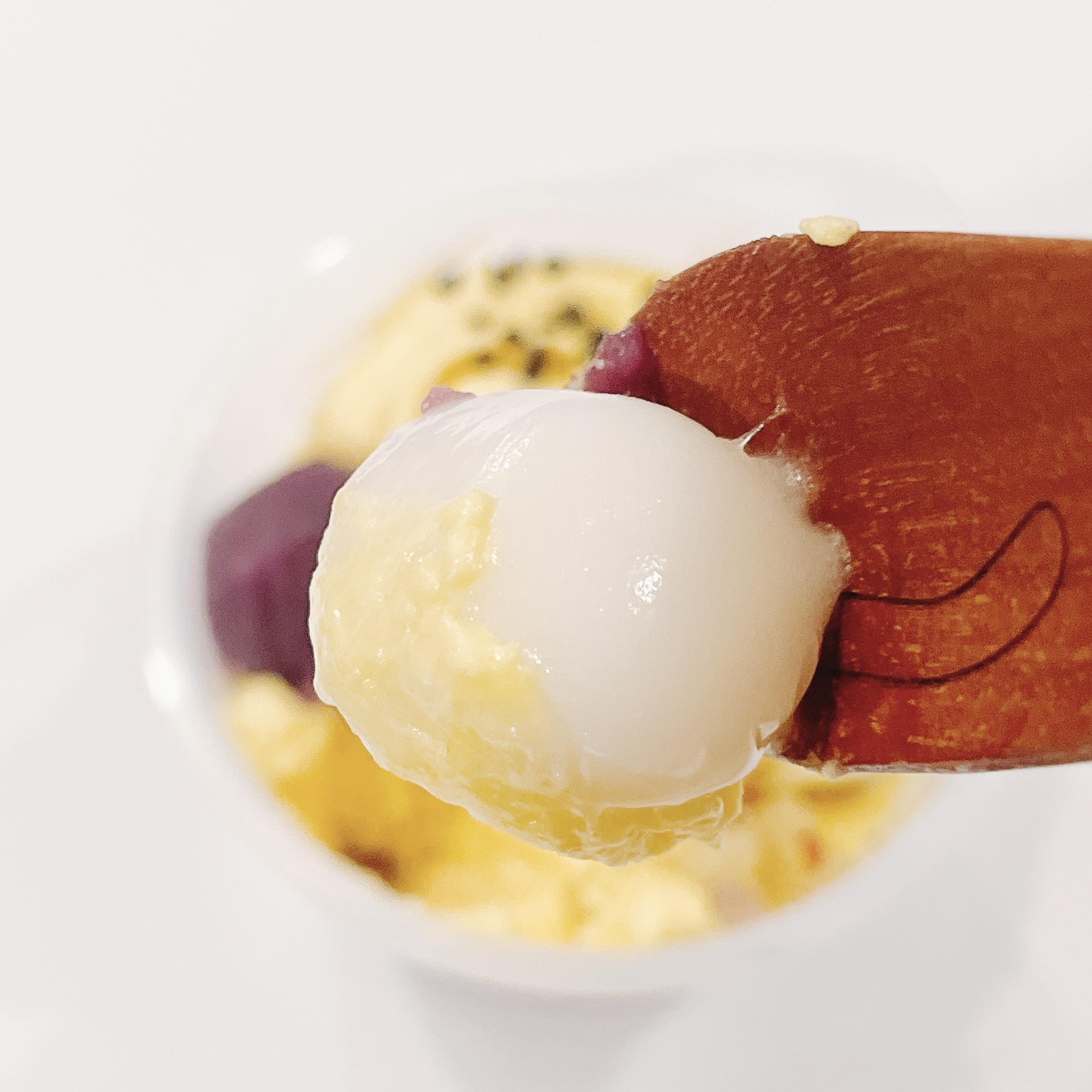 成城石井のオススメの商品「お芋づくしのパフェ〜紅はるか〜」