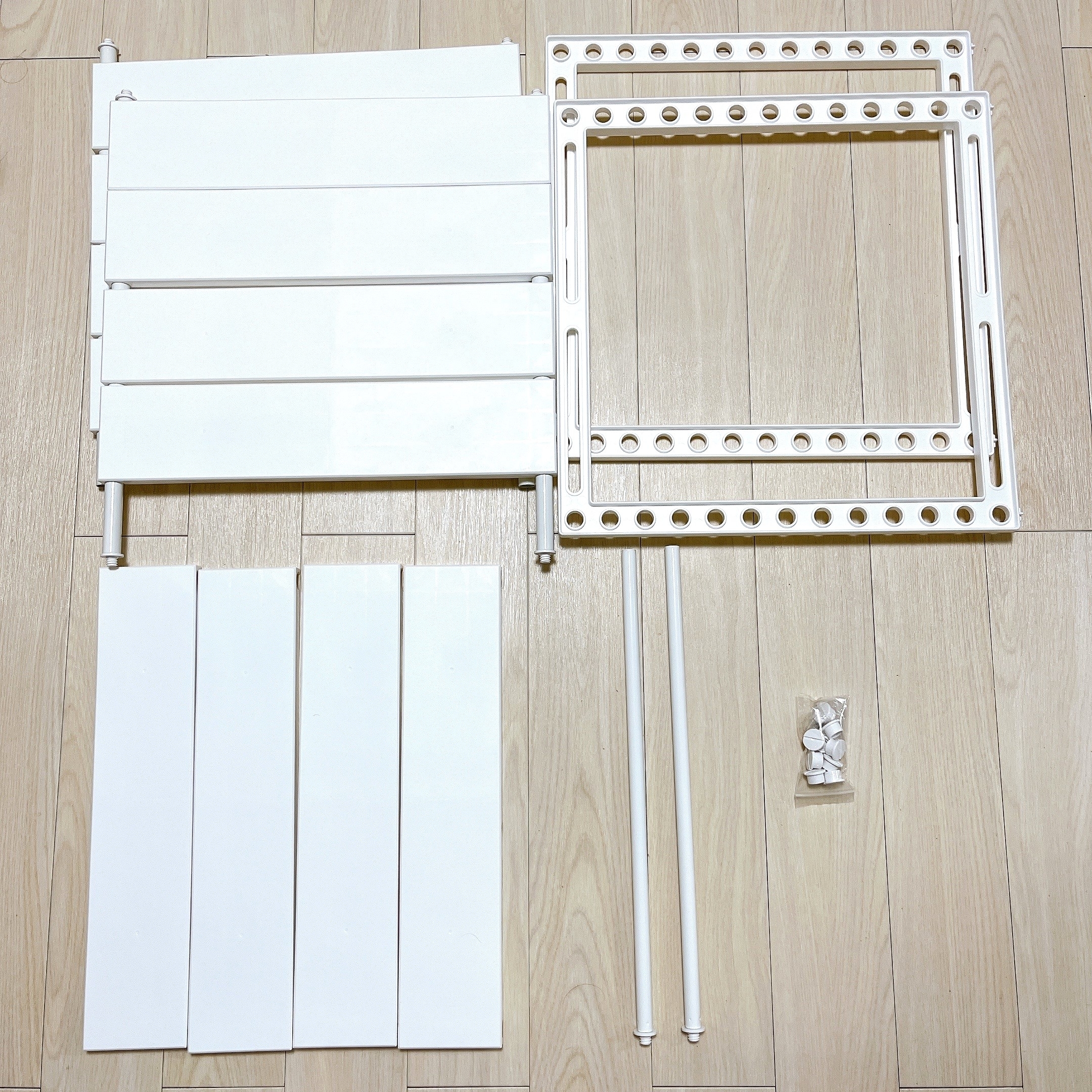 ニトリのオススメの商品「シンク下伸縮ラック（イータ 奥行40cm ホワイト）」