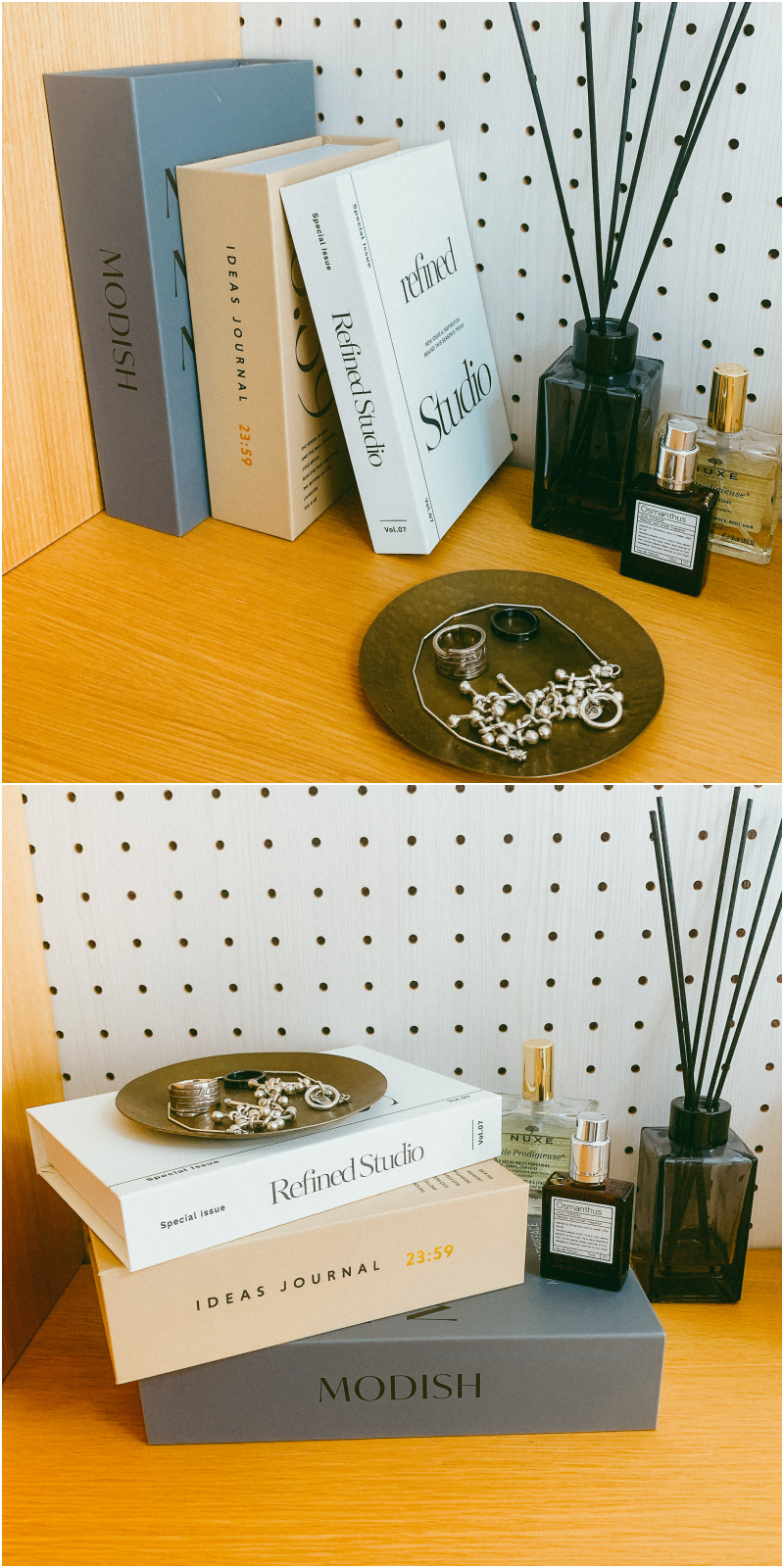 3COINS（スリーコインズ）のおすすめの便利アイテム「【cozyroom】Book型小物入れ」