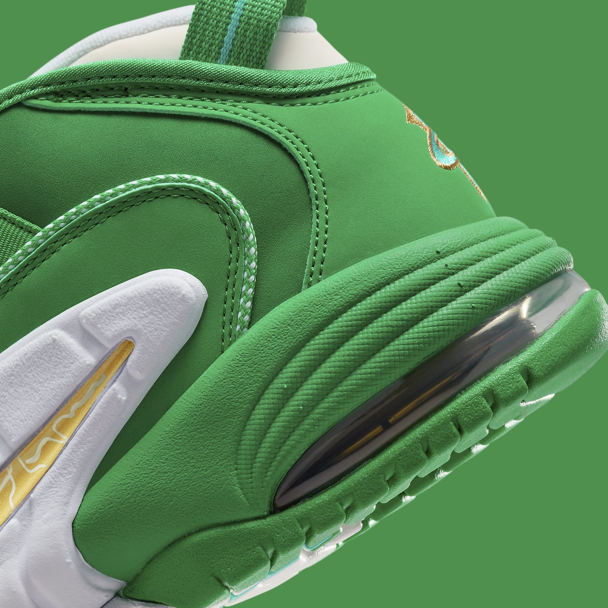 Nike Air Max Penny 1 Stadium Green Release Date FQ8827-324 Heel Detail