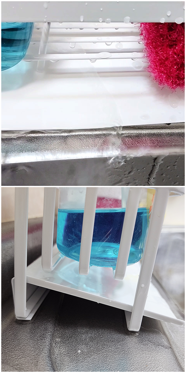 LOFT（ロフト）のおすすめ便利グッズ「水が流れるスポンジ＆ボトルホルダー ホワイト 5016 tower（タワー）」