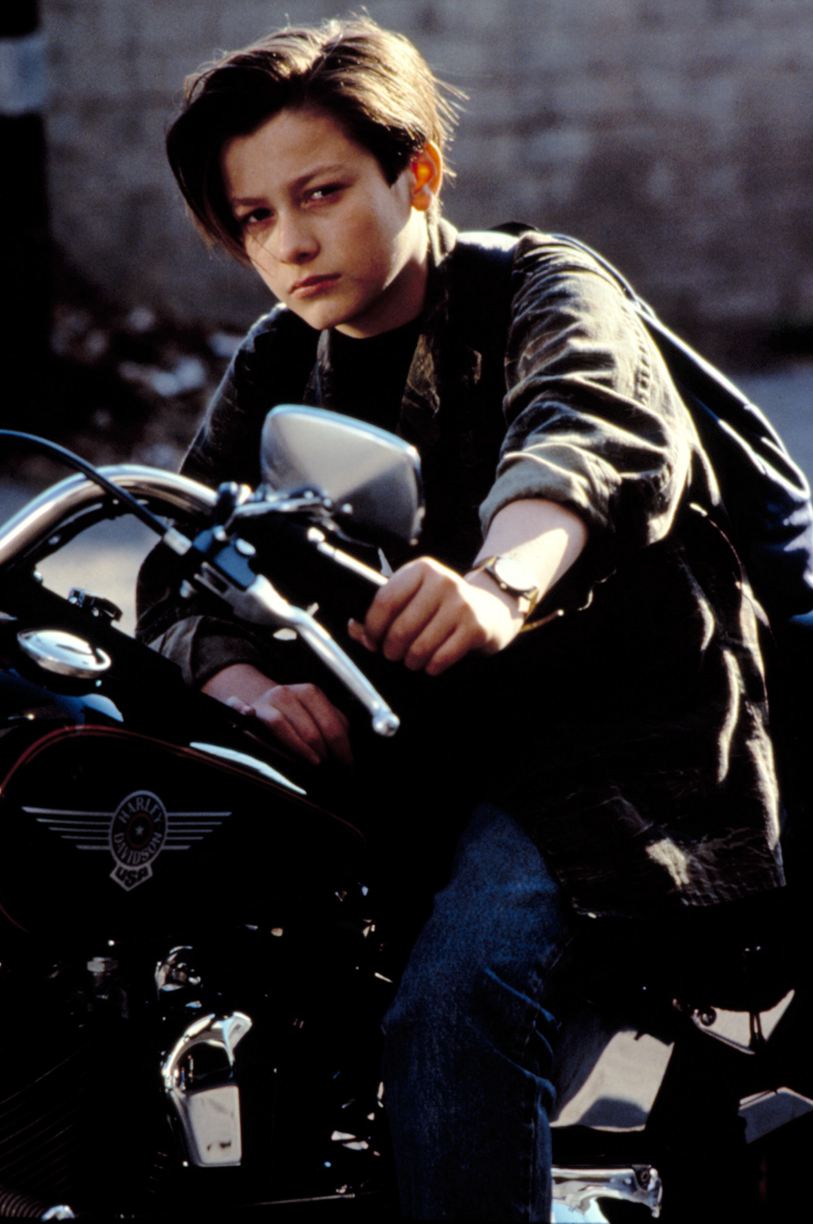 Close-up of Edward on a microphone