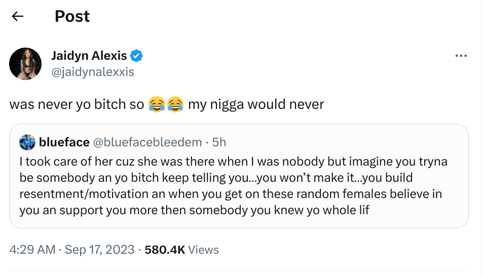 Chrisean says Blueface will leave his BM Jaidyn any day for him in new  tweets