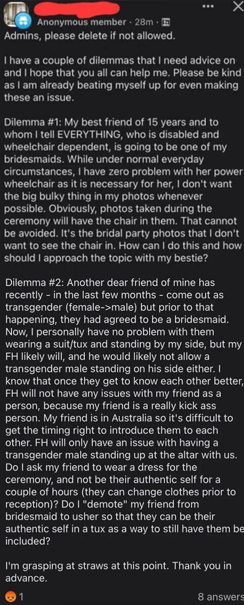 "I'm grasping at straws at this point."