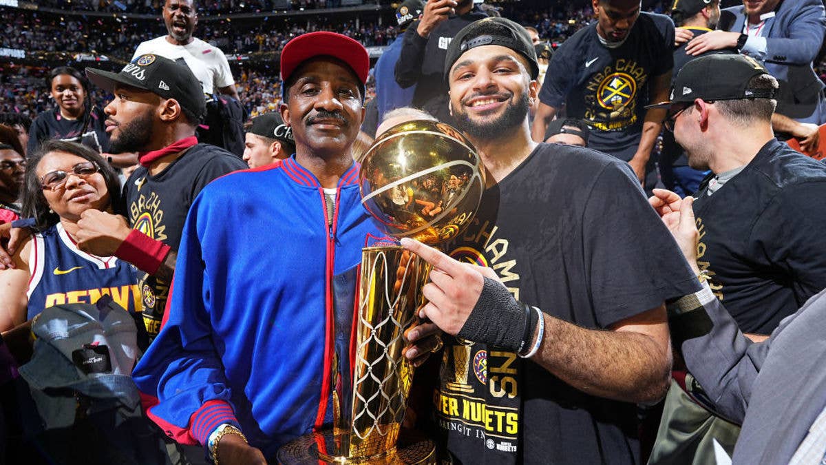 A rep for the Denver Nuggets told The Star that the trophy is "under lock and key."